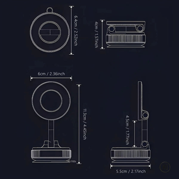 MagGrip Foldable Car Mount