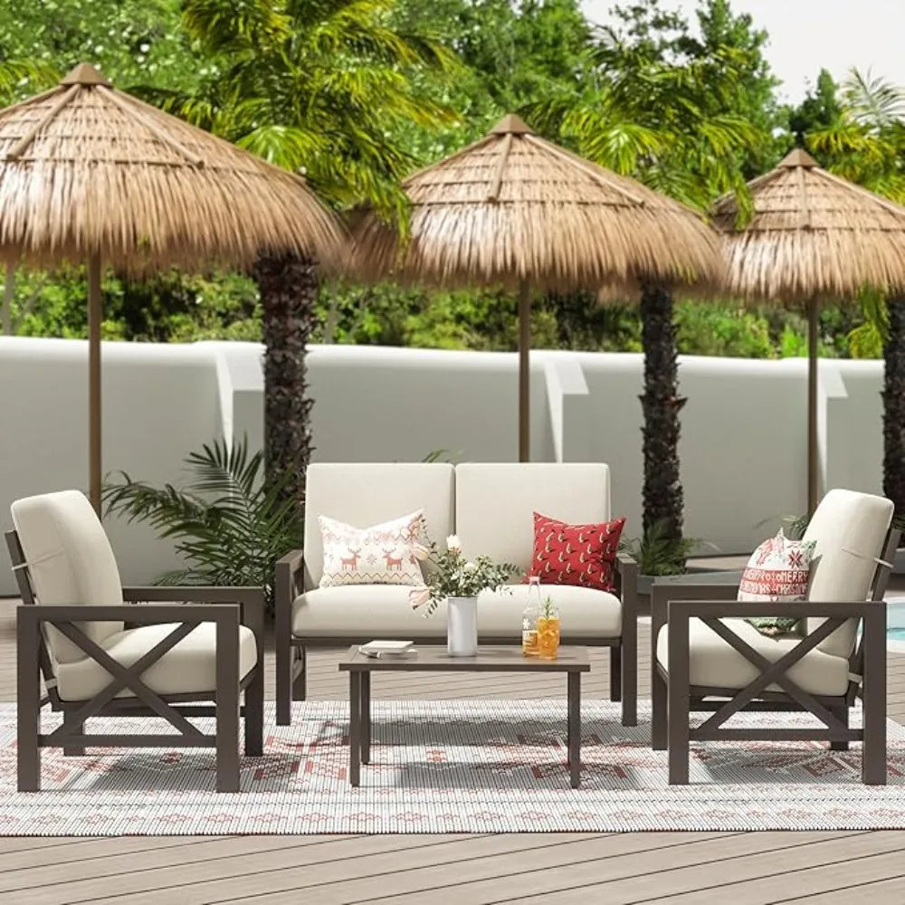Garden Cozy Metal Sectional